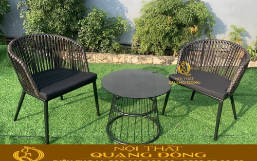 Mẫu bàn 2 ghế cho góc sân vườn, ban công