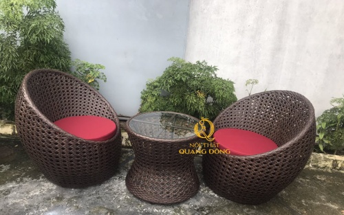 Copo bộ bàn 2 ghế dùng cho ban công sân vườn