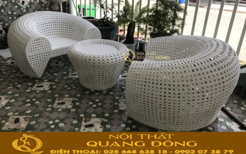Mẫu bàn ghế giả mây cao cấp QD-2025