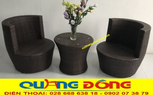Ghế nhựa giả mây QD-2075