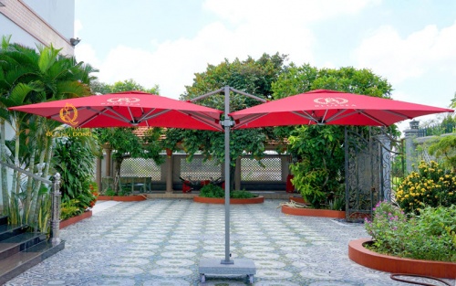 Dù đôi lệch tâm vuông 2.5m