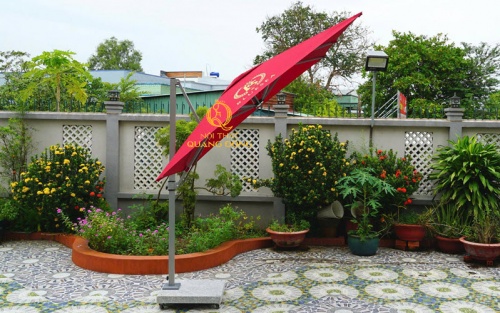 Dù nghiêng lệch tâm vuông 2.5m