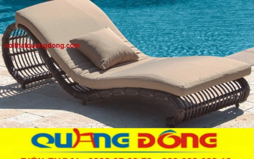 Ghế hồ bơi QD-579 màu nâu