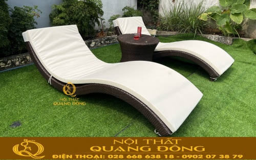 Ghế nằm thư giãn tắm nắng cho hồ bơi QD-576