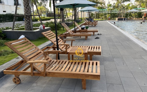 Ghế nằm hồ bơi QD-1006 Nội Thất Quang Đông