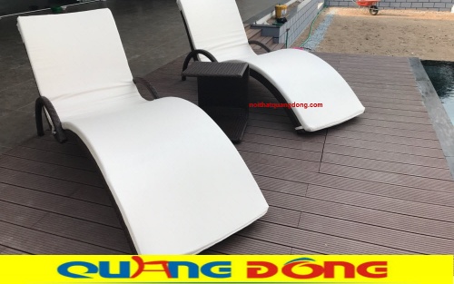 Mặt trước ghế nằm hồ bơi QD-590