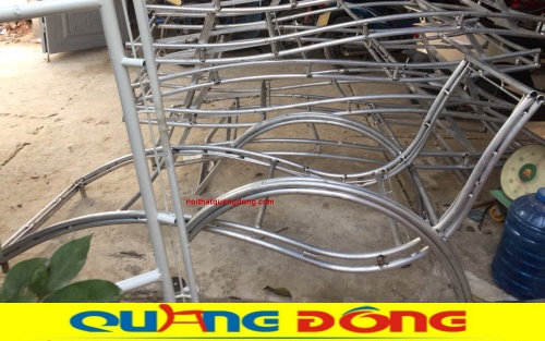 khung ghế hồ bơi QD-590 bằng nhôm chống oxi hóa tốt