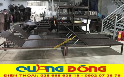 Ghế nằm hồ bơi giả mây QD-1247