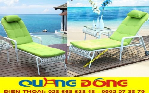 Ghế nằm hồ bơi giả mây QD-1248