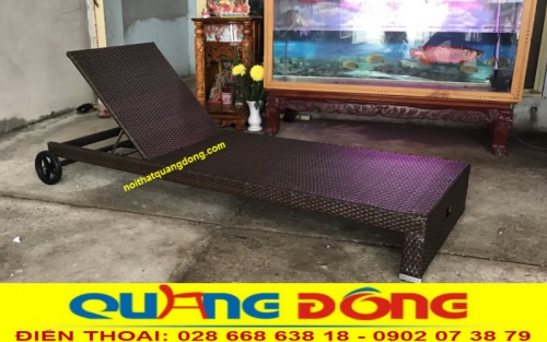Ghế nằm hồ bơi giả mây QD-253