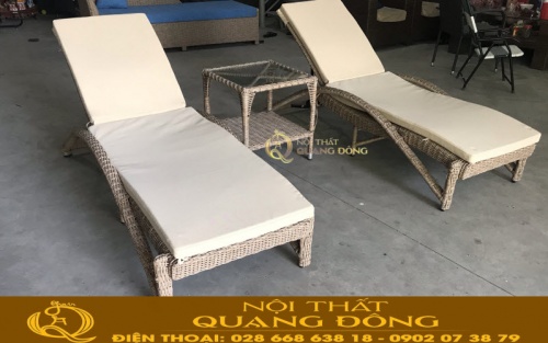 Mẫu ghế nằm hồ bơi QD-566 tại Xưởng Nội Thất Quang Đông