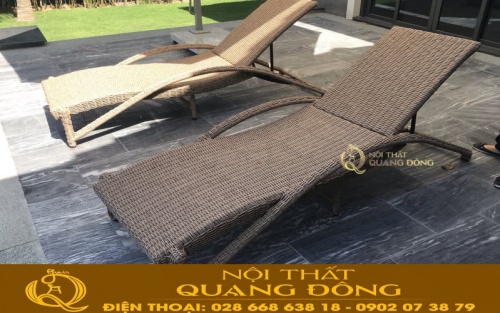 Ghế nằm hồ bơi QD-566 tại the costar resort Hồ tràm Vũng Tàu