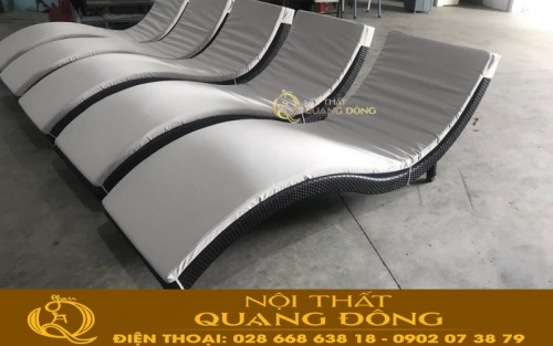 Nội Thất Quang Đông ra mẫu ghế nằm hồ bơi QD-576 theo yêu cầu của khách hàng