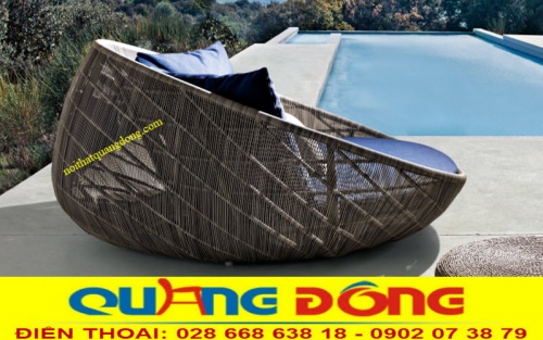 Giường tắm nắng thư giãn cho hồ bơi, bãi biển