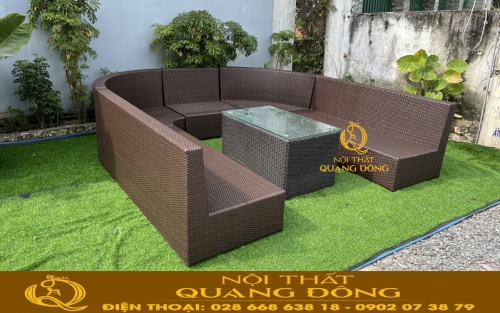 Sofa mây nhựa QD-606 