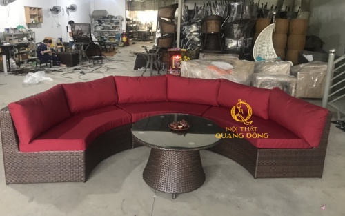 Sofa giả mây QD - 605