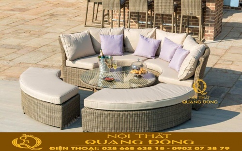 Mẫu sofa ngoài trời giả mây QD-621