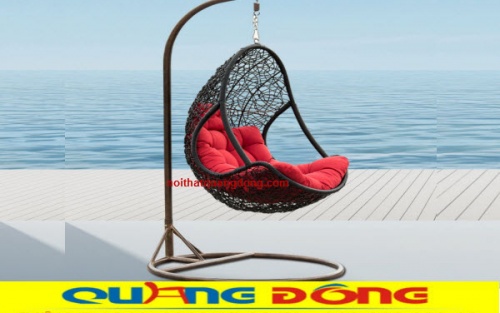 xích đu mây nhựa QD - 402