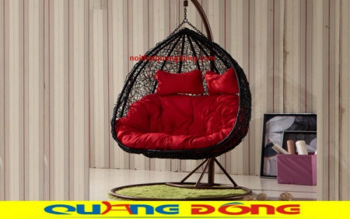 xích đu mây nhựa QD - 414