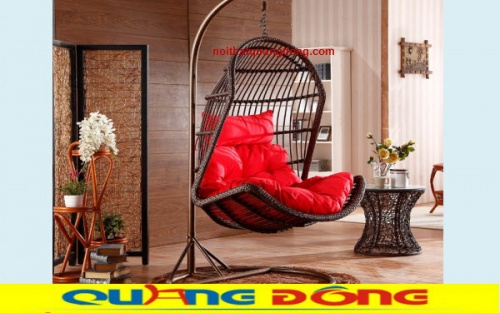 Xích đu mây nhựa QD - 416