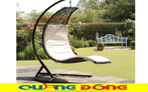 xích đu mây nhựa QD - 418