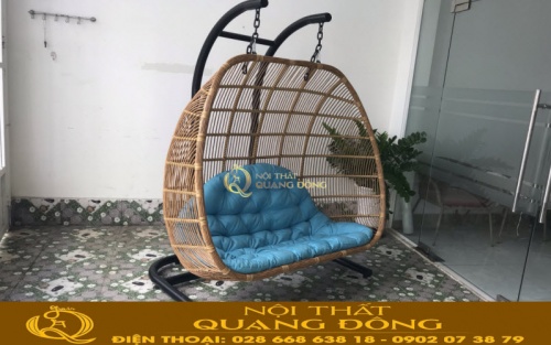 Quy cách xích đu mây nhựa QD-427