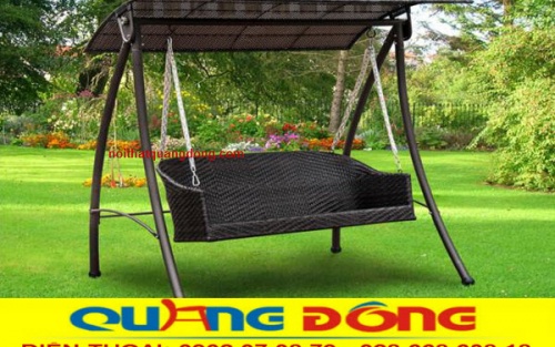 xích đu mây nhựa QD - 503
