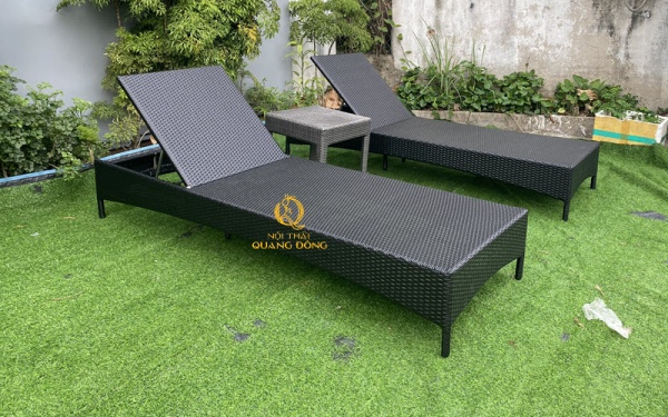 Ghế nằm hồ bơi QD-1248 kiểu dáng thanh gọn, giá thành hợp lý, tối ưu cho bể bơi khách sạn, căn hộ, khu resort