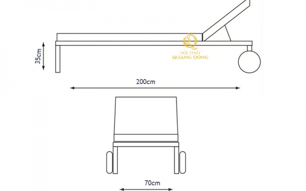 Kích thước chuẩn ghế hồ bơi QD-253 Thông tin chi tiết kích thước tiêu chuẩn mẫu ghế hồ bơi QD-253 được làm theo từ bản vẽ 3D