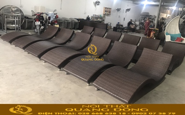 Xưởng Nội thất Quang Đông sản xuất trực tiếp bàn ghế giả mây