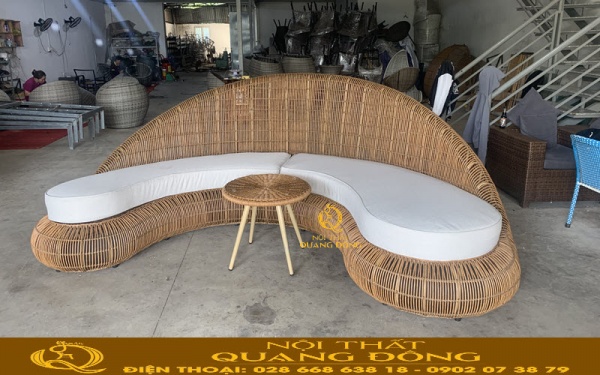 Nội thất Quang Đông xưởng sản xuất sofa giả mây uy tín và chất lượng