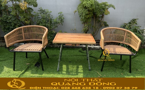 Bộ bàn 2 ghế cho không gian ban công
