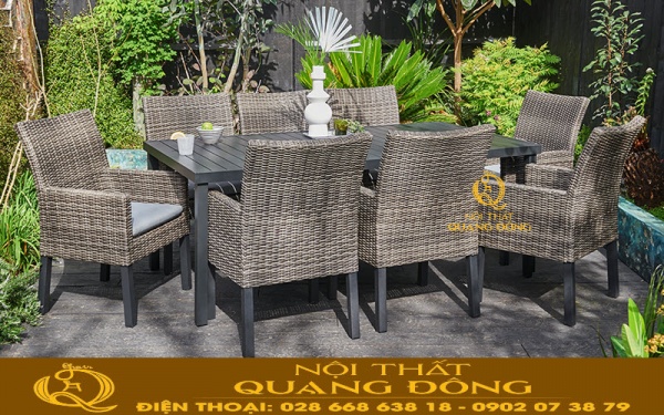 Bàn ghế sân vườn Nội thất Quang Đông