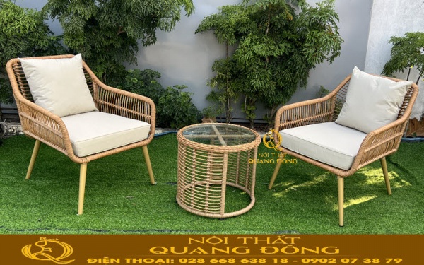 Bộ bàn ghế ban công, phòng sách, sân thượng đẹp, sang trọng và tiện nghi