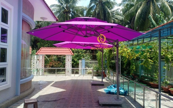 Dù lệch tâm tròn 3.7m cao cấp