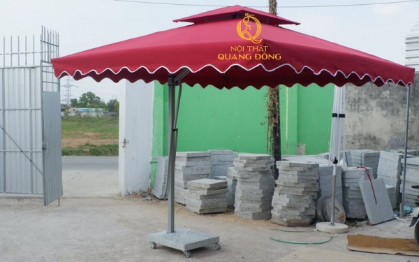dù lệch tâm vuông 3 mét màu đỏ đô dù lệch tâm vuông 3 mét màu đỏ đô thiết kế dèm che