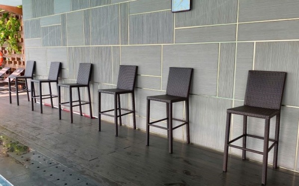Ghế quầy bar sử dụng tại Chung cư Orchard Garden