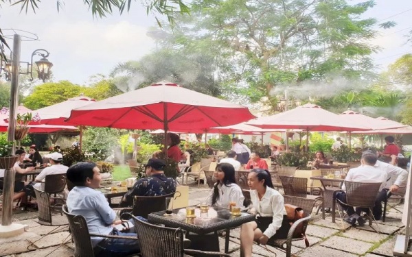 Không gian thoáng mát snag trọng của mimosa quận 6