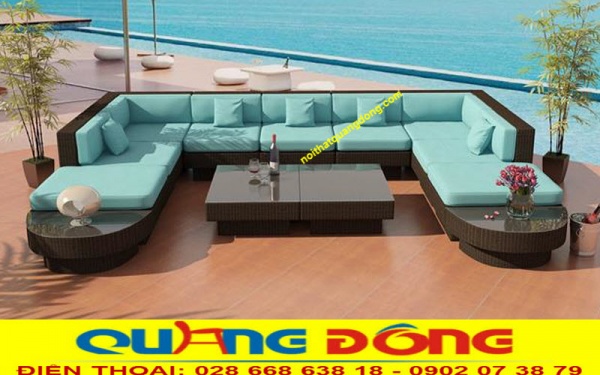 mẫu sofa giả mây đẹp cho mọi không gian