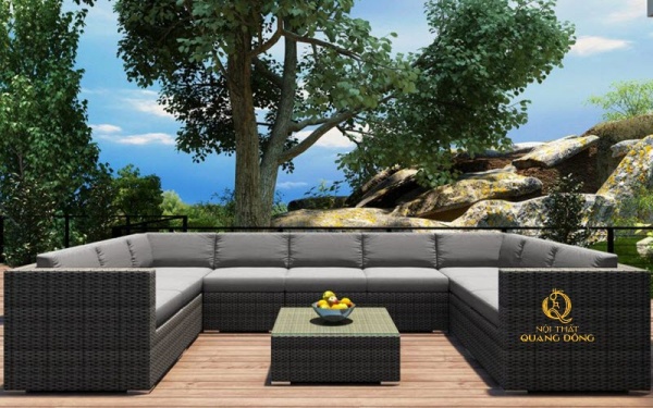 sofa kèm bàn Nội thất Quang Đông