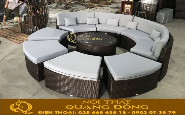 Công ty sản xuất ghế sofa giả mây chất lượng uy tín quận 12