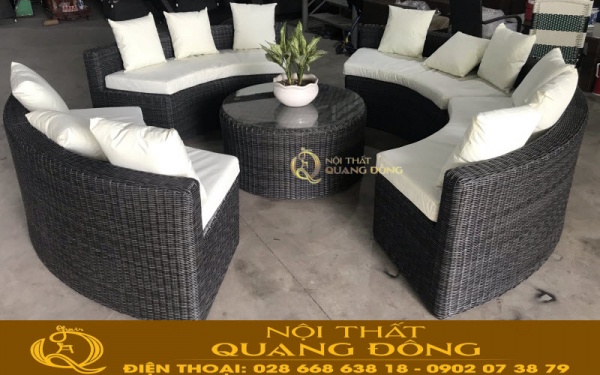 Mẫu sofa tròn lắp ghép QD-698 vô cùng hữu ích tiện lợi cho bạn thỏa sức sáng tạo đổi mới không gian, mang đến không gian sống tiện nghi hiện đại bậc nhất