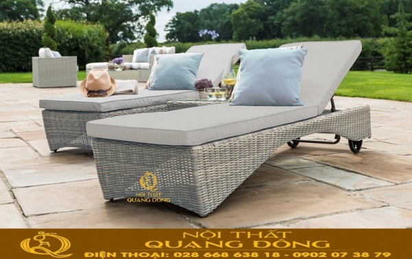 Ghế nằm hồ bơi QD - 1262 sản phẩm của Nội thất Quang Đông