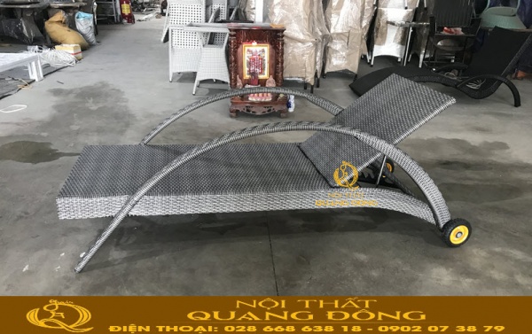 Ghế hồ bơi QD-252 màu xám trung tính