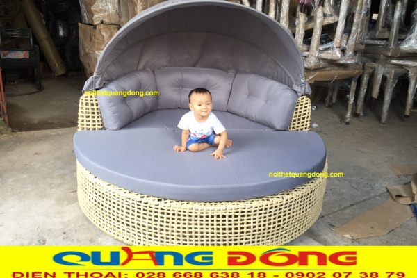Nội Thất Quang Đông ra mẫu giường tắm nắng QD-520 theo yêu cầu của chủ đầu tư Hotel Lotus sài gòn