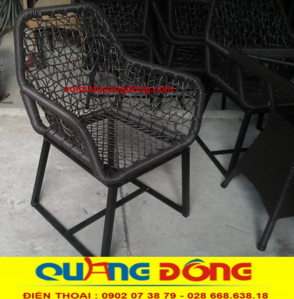 Ghế giả mây QD-305 cao cấp độc lạ cho quán cafe