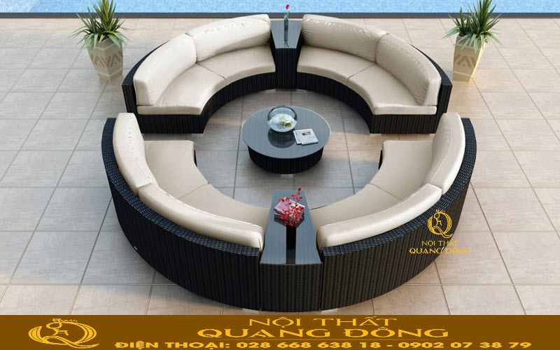 Sofa giả mây QD - 622