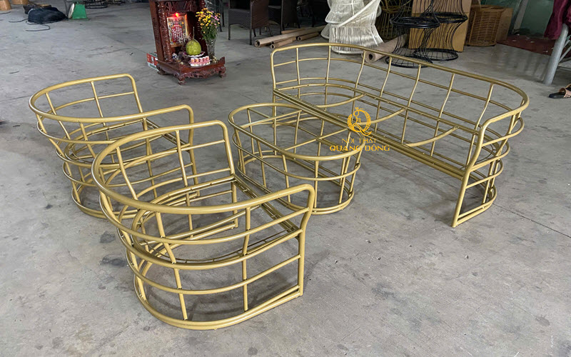 Sofa mây nhựa ngoài trời QD - 684 Sofa mây nhựa ngoài trời QD - 684