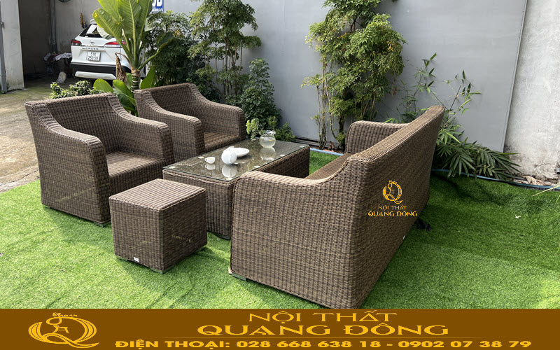 Sofa giả mây QD-748