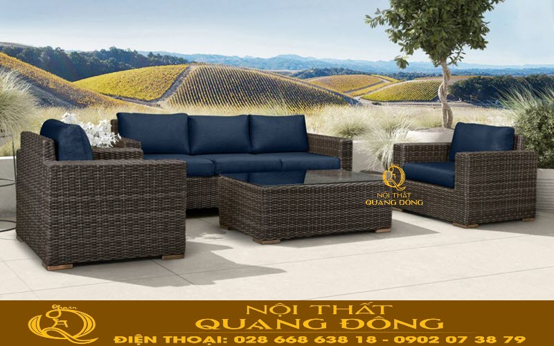 Sofa mây nhựa QD-723